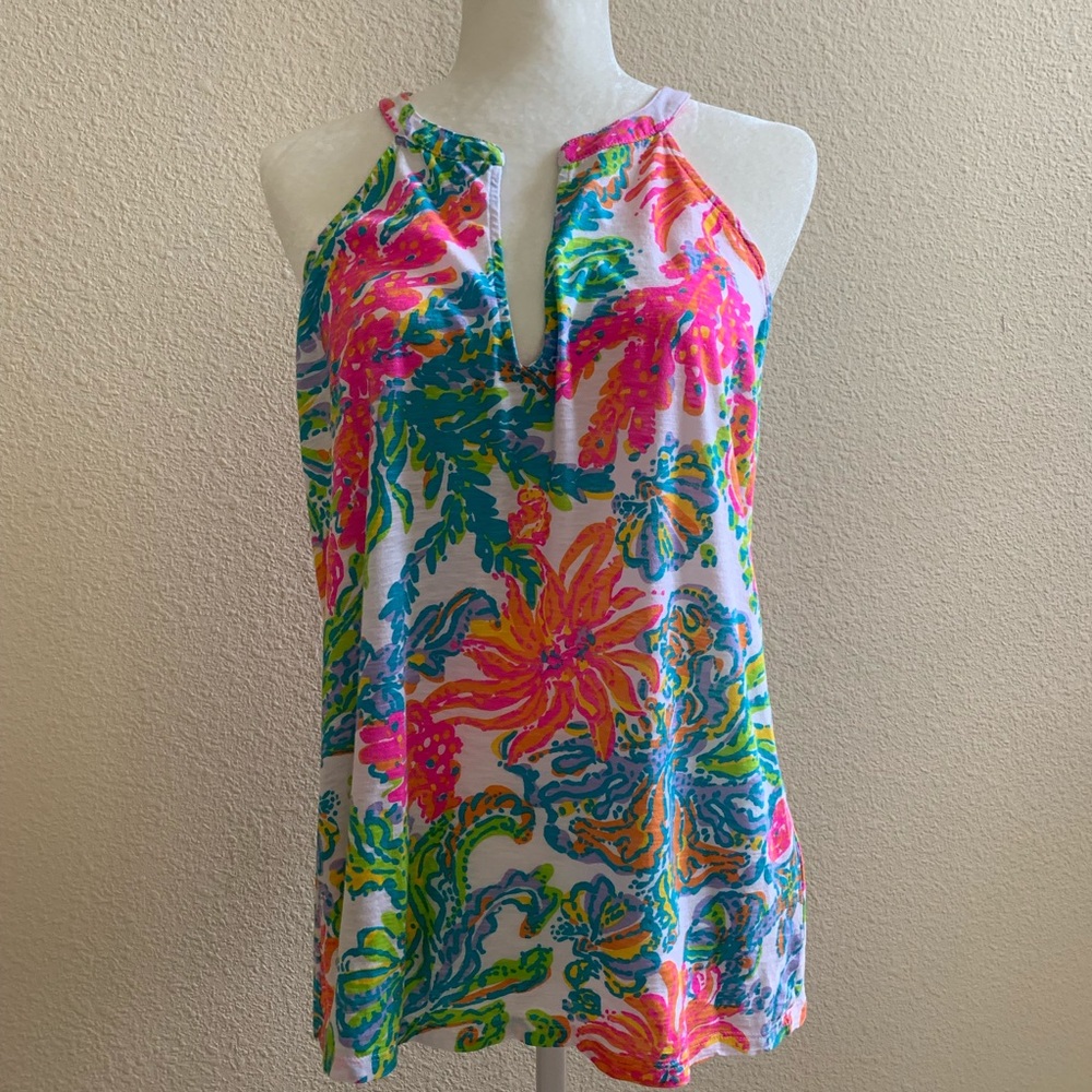 Lilly Pulitzer halter tank top